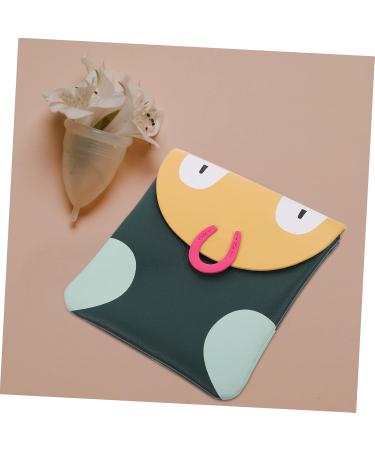 Beaupretty Women's Bandage Storage Bag | Compact Winding Bag with Hidden Pocket for Menstrual Pads - 13.5x12x1cm - Buy Online on GoSupps.com