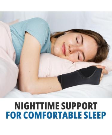 Hand Brace for Carpal Tunnel & Wrist Pain Relief - Adjustable Night Support with Splints for Arthritis & Tendonitis - Unisex Fit - Buy Online on GoSupps.com