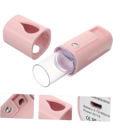 Didiseaon Hydrating Beauty Instrument Facial Accessories Face Steamer Mini Facial Mister Steamer Face Abs Pink - Buy Online on GoSupps.com