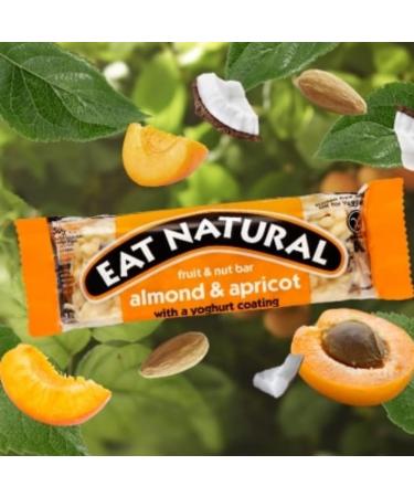 Eat-Natural Protein Packed Crunchy Nut Fruit & Nut Bar Almond & Apricot Fruit & Nut Bar Dark Chocolate Bar 50g (12 Bars(Full Box) Fruit & Nut Bar Almond & Apricot) Fruit & Nut Bar Almond & Apricot 12 Bars(Full Box) - Buy Online on GoSupps.com