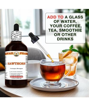 Hawthorn (Crataegus Monogyna) Dry Berry Tincture Made in Hawaii All Natural Vegan Pure Liquid Extract - 2 fl.oz 2 Fl Oz (Pack of 1) - Buy Online on GoSupps.com