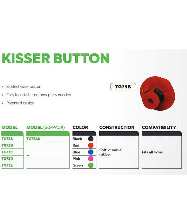 TRUGLO Archery Kisser Button - Single Black | Precision Accuracy for Bow Shooting - Buy Online on GoSupps.com