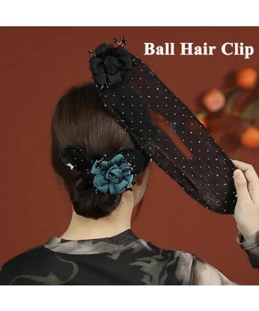 Ball Hair Clip Flower Hair Bun Roller Ball Hair Clip Bun Roller Flower Hair Clip Lazy Hair Curler Deft Bun Magic Twist Clip Hair Accessories Easy Fast Snap Roll Hair Tool (2pcs-B) - Buy Online on GoSupps.com