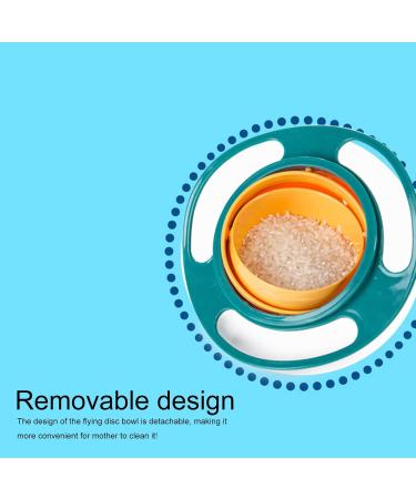 Shop Lecerrot 3-Piece Gyro Bowl Set - Anti-Pour 360 Rotating Feeding Bowls for Kids | International Shipping - Buy Online on GoSupps.com