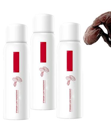 Lingzhi Anti-wrinkle Rejuvenating Water Ganoderma Lucidum Anti-wrinkle Rejuvenating Serum Face Serum Spray Rejuvenating Water Hydrate & Moisturize Firms Skin (3PCS)
