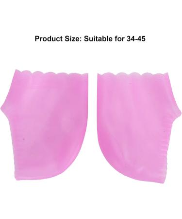 Moisturizing Gel Heel Socks - Silicone Elastic Sleeves for Dry Cracked Heels | Foot Care Solution - Buy Online on GoSupps.com