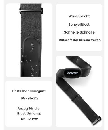 IGPSport HR40 Heart Rate Monitor - Bluetooth & Ant+ Chest Strap & Bracelet IP67 Waterproof Accurate Heart Rate Tracking for Cycling & Fitness - Buy Online on GoSupps.com