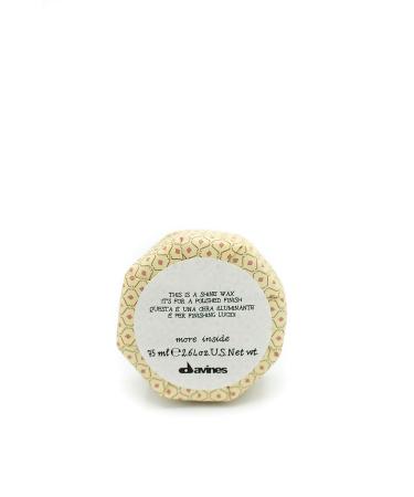 Davines Shine Wax - Light Hold Cream for Glossy & Sleek Styles 2.64 Oz - Buy Online on GoSupps.com