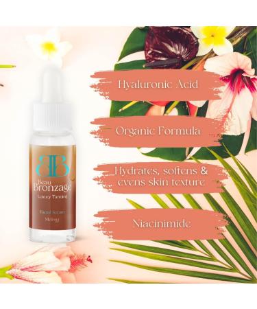 Beau Bronzage - Face Drops With Hyloronic Acid - Nourish and Hydrate your Skin - Achieve a Soft and Even Looking Skin Texture - Prep for Tanning - Vegan Friendly Never Tested on Animals - 30ml - Buy Online on GoSupps.com