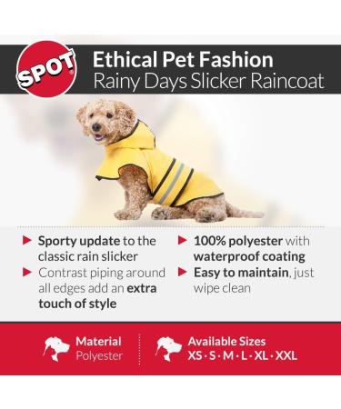 Ethical Pet Fashion Coat Rainy Day Yellow Md - Size Medium - Buy Online on GoSupps.com
