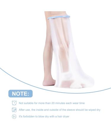Fasola Waterproof Full Leg Cast Protector for Adults - XL Size, Keep Bandage/Plaster/Cast Dry - Shower Cover for Broken Thigh, Knees, Foot - Reusable & Anti-accumulation Water Ring - Buy Online on GoSupps.com