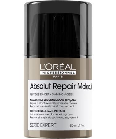 L'Or al Professionnel LOr al Professionnel Routine for very damaged hair set with Shampoo and Leavein Mask Restores the Molecular Structure of the Hair Absolut Repair Molecular - Buy Online on GoSupps.com