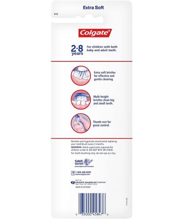 Colgate Kids Ocean Explorer Extra Soft Toothbrush Value Pack - 4 Count - Buy Online on GoSupps.com