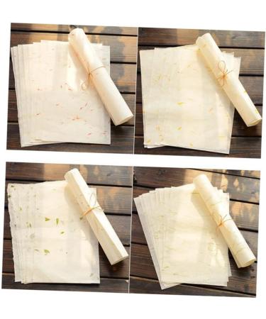 Anneome 40 Sheet Black Ink Brush Ink Writing Paper Rice Xuan Paper Calligraphy Paper Writing Brush Art Paper - Buy Online on GoSupps.com