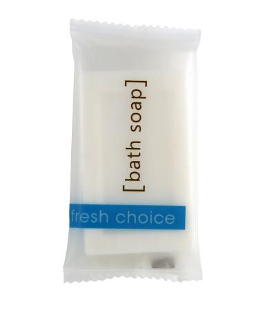 Fresh Choice Bulk Soaps 0.85 oz | 50 Pack Travel Size Individually Wrapped Bars | Small Toiletries for Guest Bathroom  Vacation Rentals  Airbnb  VRBO  Charity Donations  Hospital Amenities 50 Count (Pack of 1)