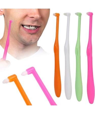 Orthodontic Dental Brush Set - 4-Part Toothbrush for Braces & Bridges Soft Slim Interdental Cleaners for Optimal Oral Care - Buy Online on GoSupps.com