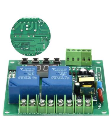 Motor Control Board AC 110V-250V | Two Relay Delay Timing Cycle Module for Solenoid Valve, Pumps, Motors, Lights - Buy Online on GoSupps.com