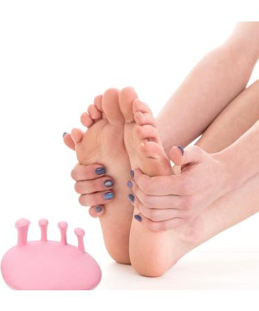 Bestoyard Gel Toe Separator & Bunion Corrector - 1 Pair | Hallux Valgus Relief & Toe Straightener Pad - Pink - Buy Online on GoSupps.com