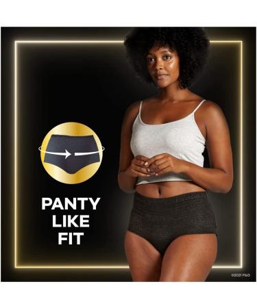 Always Zzzs Large Black Period Panties 14 Count - Overnight Disposable Period Underwear for Women - Leakproof - Size L/XL - Buy Online on GoSupps.com