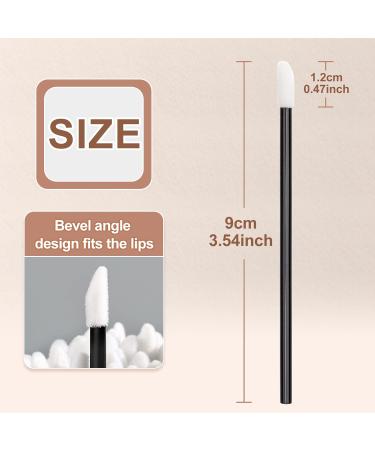 Sularpek 300 PCS Lip Brushes Disposable Lip Gloss Brush Lip Applicator Wands Lipstick Concealer Brushes Make Up Brush Lipstick Applicator Tool Perfect for Lips Eyes and Makeup Application - Buy Online on GoSupps.com