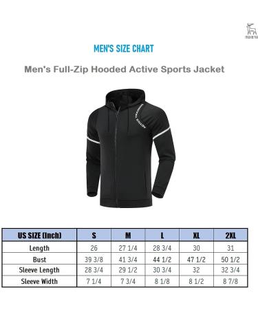 MAXERIA Men's Reflective Zip Up Running Jacket - Black, Medium | Dry Fit Workout Hoodie - Buy Online on GoSupps.com