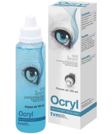 TVM OCLLOON Eye Drops - Double Pack (2 x 135 ml) | Eye Hygiene for Dogs Cats Horses & Exotic Pets | Removes Dust & Foreign Bodies - Buy Online on GoSupps.com