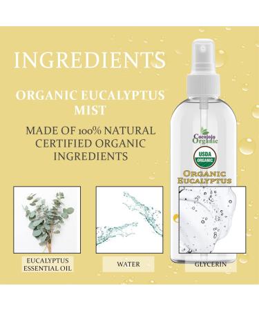 Dr Joe Lab Organic Eucalyptus Mist For Skincare 4 oz - Moisturize Sensitive and Dry Skin - USDA certified - Pure Essential Oil & Glycerin Mist - 4 Fl Oz (Pack of 1) - Buy Online on GoSupps.com