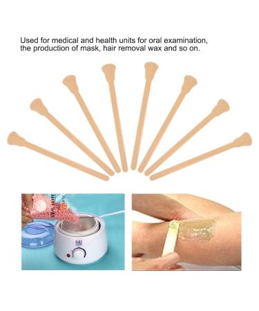 Wax Spatula - 50pcs Wooden Applicator Sticks for Hair Removal & Facial Masks | Tongue Depressor - Buy Online on GoSupps.com