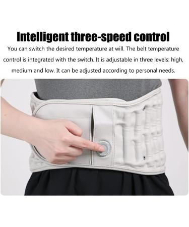 Thyxg Inflatable Lumbar Vertebrae Belt | Spinal Back Support | 3 Levels Temperature Control | Adjustable 3D Design for Pain Relief | International Shipping - Buy Online on GoSupps.com