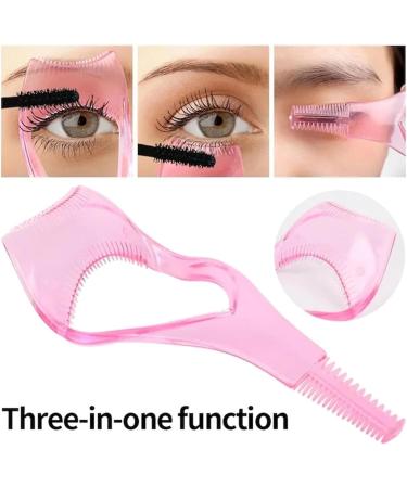3 in1 Eyelashes Tools Mascara Shield Applicator Guard Eyelash Comb Multifunctional Mascara Shield Applicator Guard for Upper Lower Eye Lash Makeup (Color : 4Pcs Mascara Shield+Eyelash Comb) - Buy Online on GoSupps.com