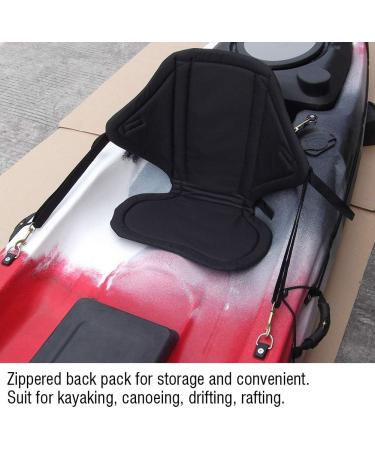 HURRISE Waterproof Padded Kayak Seat with Back Support and Adjustable Straps for Kayaking, Canoeing, Fishing - Buy Online on GoSupps.com