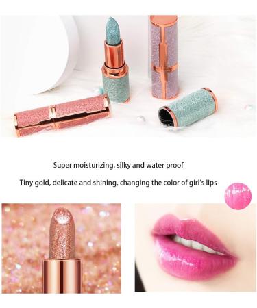 Long-lasting Glitter Star Lipstick Kit | Nourishing Moisturizer & Waterproof Nude Lip Gloss Set - Beauty Essentials - Buy Online on GoSupps.com