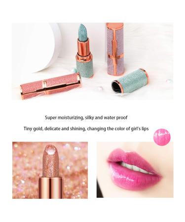 Shop Glitter Star Lipstick - Nourishing Long-Lasting Waterproof Lip Gloss for Women | Sparkling Make-Up Cosmetics - Buy Online on GoSupps.com