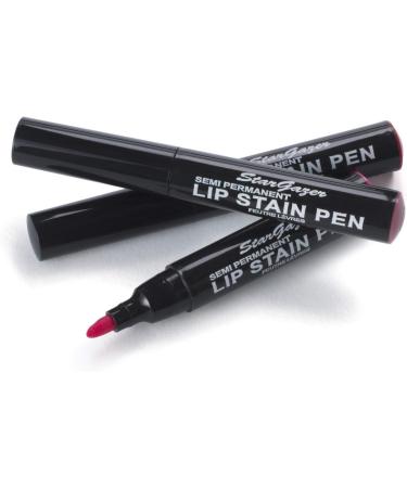 Stargazer Vegan Lip Stain Pen - 12 Hour Creamy Matte Colour, Reversible Nib - 1 Count - Buy Online on GoSupps.com