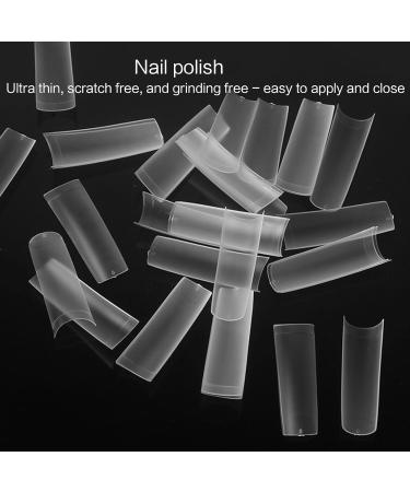 FEIlei 504Pcs Press on Nails Coffin Nail Tips Frosted Full Cover Fake Nail Artificial - Buy Online on GoSupps.com