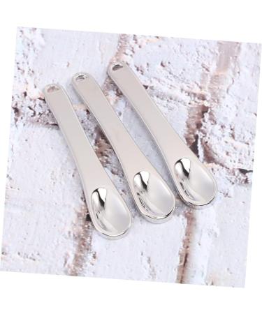 Ipetboom Spatules Maquillage En M tal Lot De 10 Petites Applicateurs De Cr me Yeux En Alliage Argent Pour Maquillage Visage Usage Familial Institut De Beaut 6.00X1.20X0.20CM argent - Buy Online on GoSupps.com