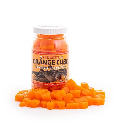 Fluker's Orange Cube Complete Cricket Diet 12 Ounce (Pack of 1) Black