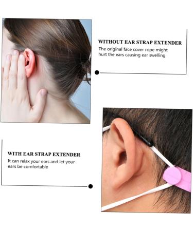 Fomiyes 6-Pack Mask Clips & Hooks | Face Covering Accessories | Comfortable Ear Protection Lanyard for Masks | Adjustable Mask Extension Buckles - Buy Online on GoSupps.com