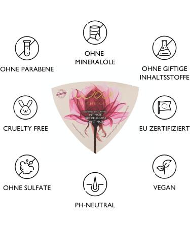 Wax in the City Intimate Sheet Mask | Vegan & Organic Care for Dry Skin & Post Hair Removal | Women's Intimate Care Innovation - Buy Online on GoSupps.com