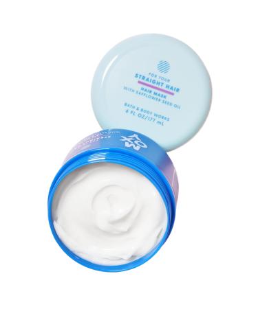 Barthn and Body Works Moxy Hair Mask for Wavy Hair with Jojoba Oil and Sunflower Extract - 6 ounces (Straight Hair)