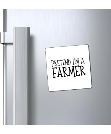 Funny Farmer Halloween Creativity Women Men Costume Hilarious Farmingcostume Monsters Enthusiasts Sarcasm Pun Magnets 4" 4" - Buy Online on GoSupps.com