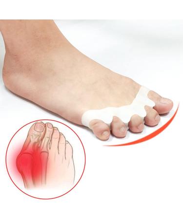 zoerbufan Toe Separators 3 Pair Toe Stretcher for Overlapping Toes to Relax Toes Silicone Toe Straighteners for Hallux Valgus Soft Gel Toe Spacers for Correct Bunions (Transparent) - Buy Online on GoSupps.com