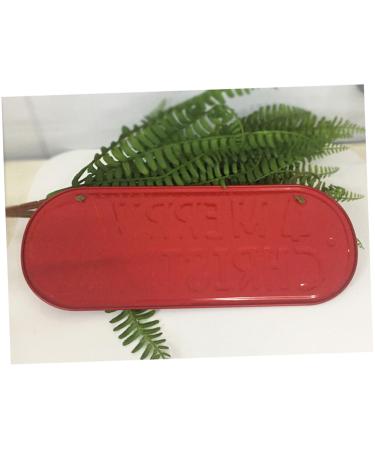 FUNOMOCYA Ornament Emblems Christmas Hanging Plaque Christmas Door Signs Decorations Decorative Items Window - Buy Online on GoSupps.com