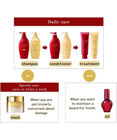  G n rique Premium Volume Repair Conditioner for Tsubaki 450ml & Refill Pack 300ml Set - Buy Online on GoSupps.com