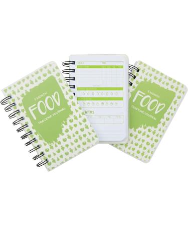 3 Pack Calorie Counter Book for Weight Loss | 90-Day Meal Tracker Notebook (5 x 3.5 In) | Pocket-Sized Journal for Healthy Eating - Buy Online on GoSupps.com