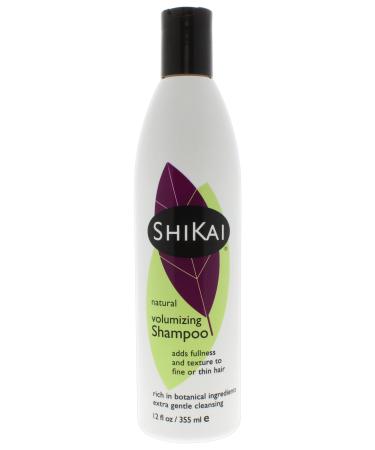 Shikai - Natural Volumizing Shampoo, Adds Fullness and Texture to Fine or Thin Hair (12 Ounces) 12 Fl Oz (Pack of 1)