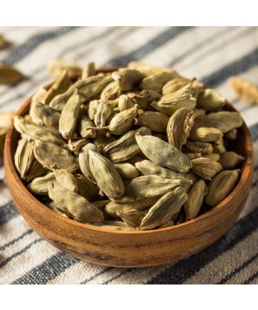 SPICE TRAIN Cardamom Pods (100g/3.53oz) - Large Green Elachi | Raw Indian Spice in Ziplock Pouch - Buy Online on GoSupps.com