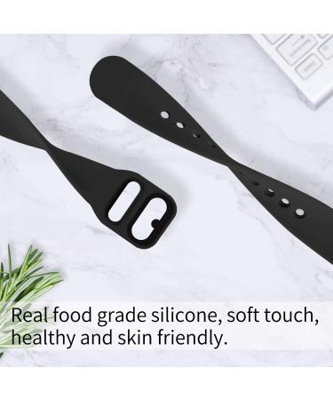 Adjustable Soft Silicone Band for Samsung Galaxy Fit SM-R370 - 1 Pack Black - Buy Online on GoSupps.com