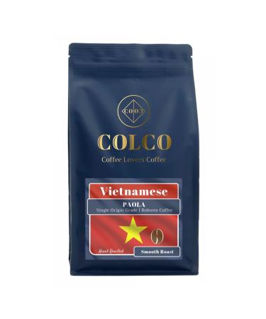 PAOLA: VIETNAMESE Single Origin Coffee | Grade 1 Robusta | Smooth Roast | Strong coffee | Hand Roasted Coffee Beans (1kg Resealable Bag)