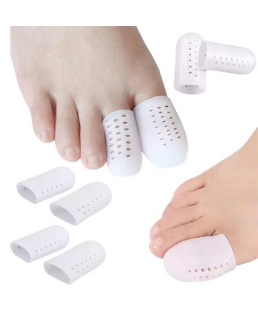 JdXun Toe Protection - 10 Pieces Breathable Caps for Small & Large Toes | Pain Relief for Corns Blisters & Toenail Loss - Buy Online on GoSupps.com